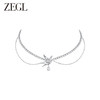 ZEGL设计师飞鸟系列燕子叠戴项链女925银2024新款颈链秋冬配饰品 商品缩略图1