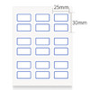西玛（SIMAA)90枚25*30mm标签贴纸口取纸不干胶自粘性标贴 9枚/张 10张/包8454 商品缩略图2