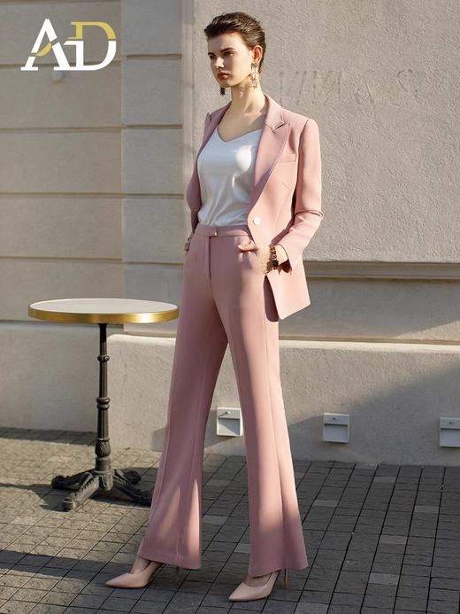 播音艺考主持人套装女气质职业装工服高级感阔腿裤显瘦西装正装 商品图2