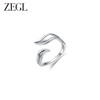 ZEGL设计师飞鸟系列独特戒指女925银个性高级感开口指环食指尾戒 商品缩略图1