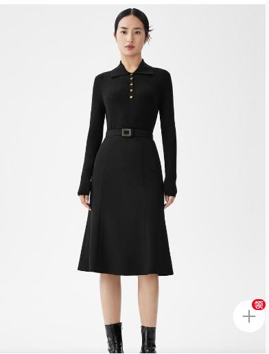 S1朗姿 通勤半身裙LSSH01WSK115B01 商品图2