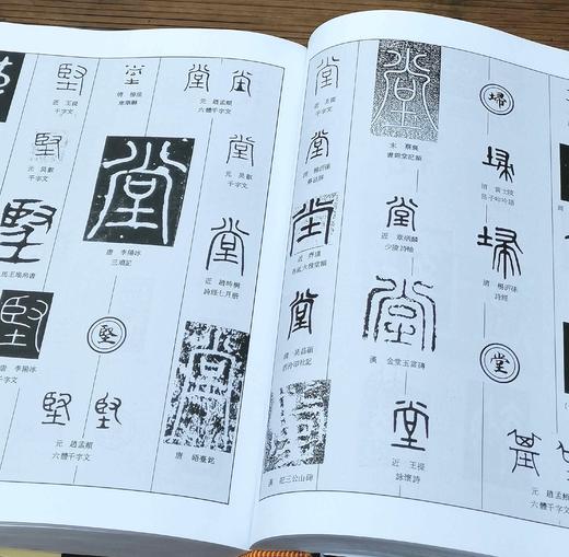 《中国篆书大字典》，精装，16开，李志贤等编著，上海书画出版社1997年一版，印次不详，1400页，定价180，售价88元。品相9成 商品图11