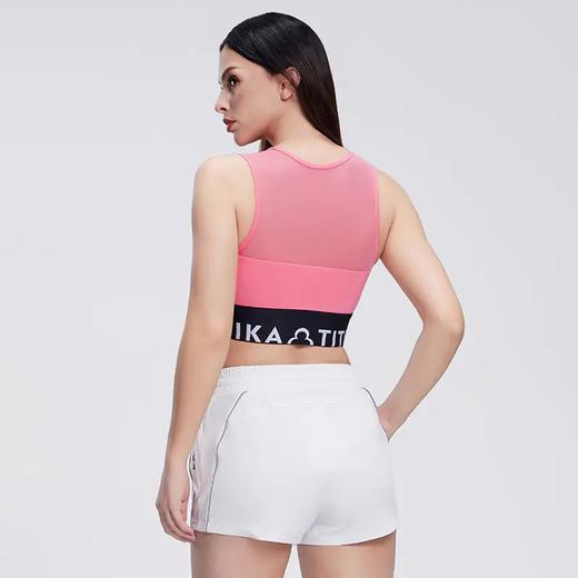 TITIKA ACTIVE瑜伽服中高强度运动内衣女易穿脱排汗速干紧身带胸垫加长款文胸38B11102 商品图1
