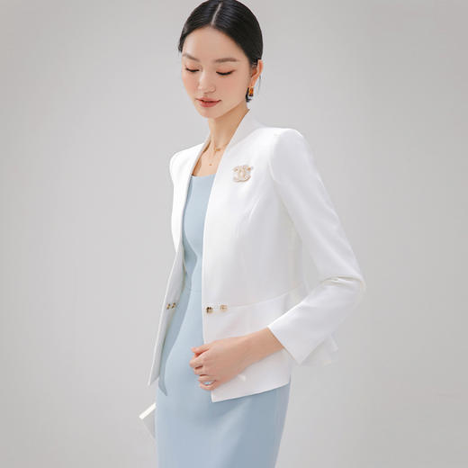 2026春款气质美学职业西装套装女正装经理套裙工作服高级感 商品图3