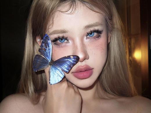 bacatcon 美瞳半年抛 荧光水母 直径14.2mm 着色13.5mm 商品图5