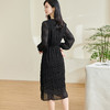 剩XL/XXL 【泡泡袖连衣裙】2025春季新款时尚优雅气质简约直筒裙0303 商品缩略图7