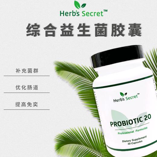 Herb’s secret Probiotic 20综合益生菌 无需冷藏 商品图0