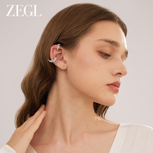 ZEGL设计师飞鸟系列燕子925银耳环女耳夹耳骨夹高级感2024耳饰品 商品图6