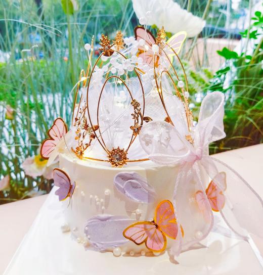 蝴蝶皇冠蛋糕 商品图0