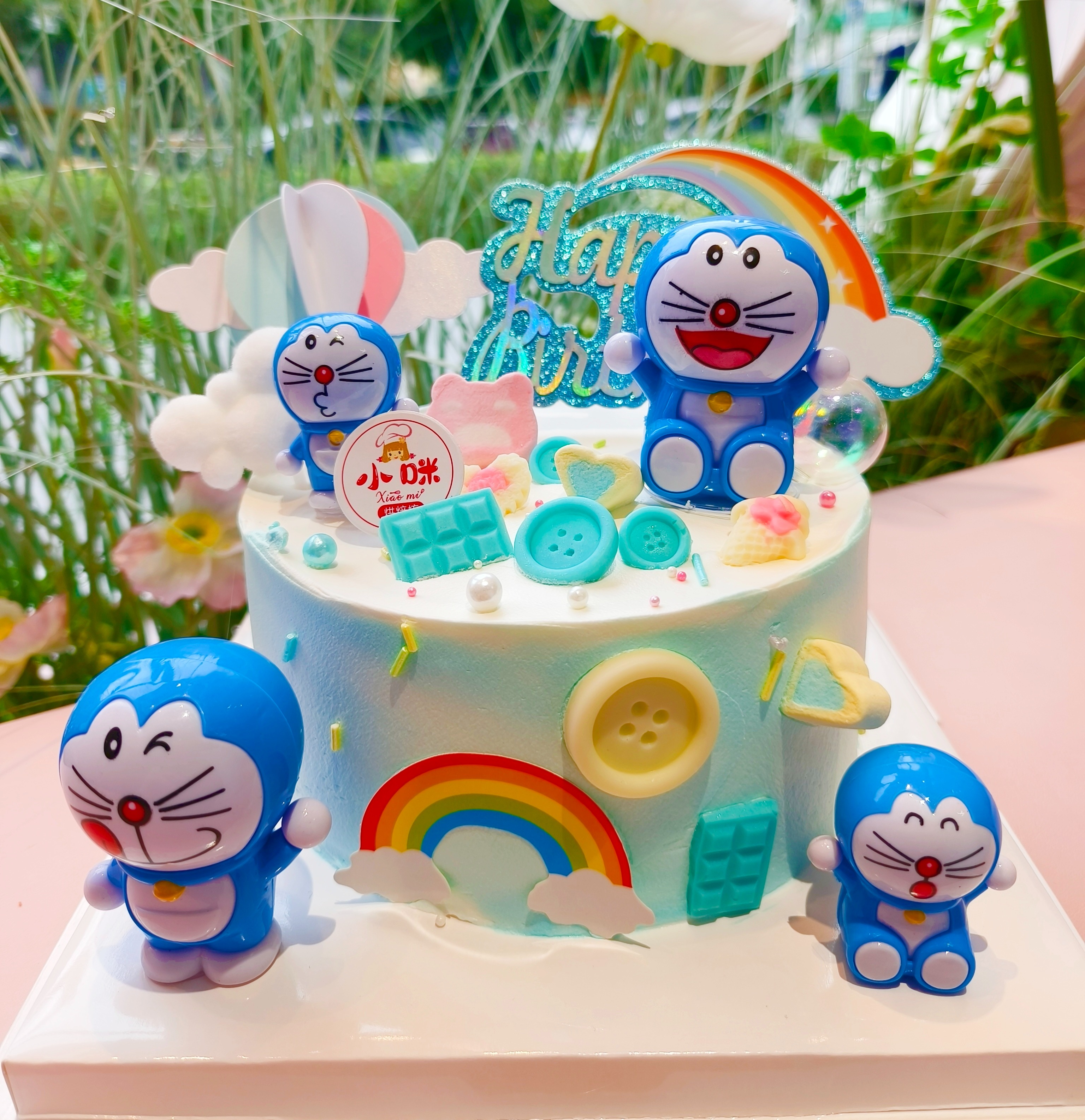 叮当猫主题蛋糕