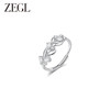 ZEGL设计师飞鸟系列燕子花戒指女925银简约高级感指环开口食指戒 商品缩略图2
