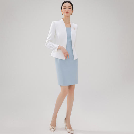 2026春款气质美学职业西装套装女正装经理套裙工作服高级感 商品图5