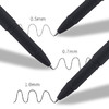 金万年【大容量】0.5mm黑色中性笔水笔 签字笔 耐磨笔头办公签字笔磨砂笔杆水笔12支/盒 G-1325-001 商品缩略图3