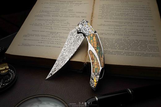 三希堂  现代刀系列  女武神大马小折  未开刃 商品图1