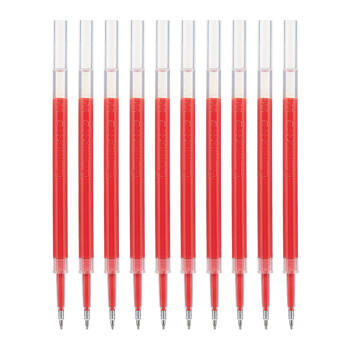 齐心（Comix）速干替芯按动中性笔ST尖精钢尖锥头笔芯 适用K35/EB18/EB35/等 0.5mm红 20支装 R511 商品图1