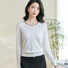 剩S/M/XL 【百搭开衫】2026春季新款简约休闲风薄款针织开衫空调衫0669 商品缩略图2