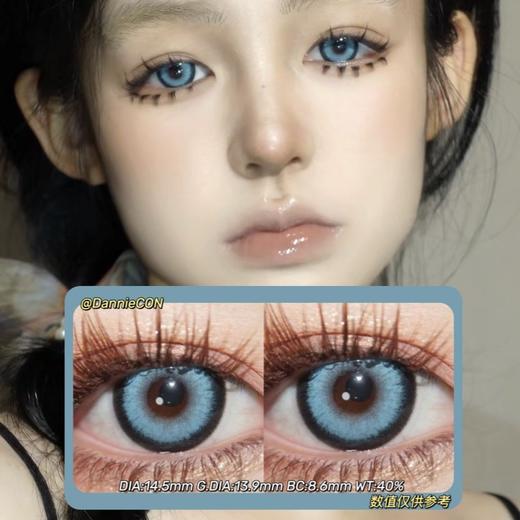 HANCON韩视年抛·魔力冰川·14.5mm(着色参考13.9mm) 0-800度(无525/575) 韩产进口·(建议佩戴6-8个月左右更换) 商品图0