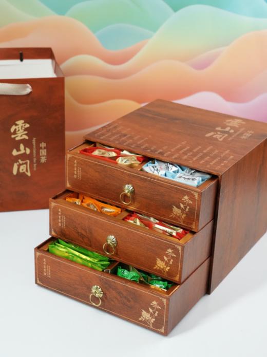 🌸【国心云山间组合茶礼】 ✔️1、 高端私人定制款品质：🍒品类中的佼佼者，💦精心优选，国潮风设计 满满古风感 送礼倍有面子 商品图1