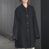 YOKE BLOCK-JACQUARD HALF COAT 格子提花中长款风衣外套 商品缩略图2