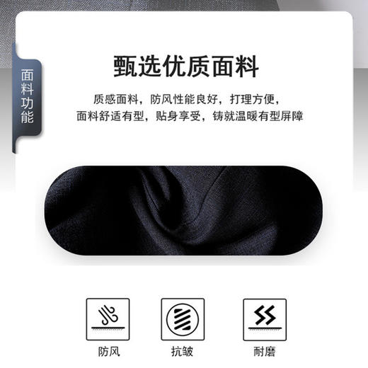 【Q】【新款DTX】大依优型大码满印翻领外套西服领商务夹克男装胖子春翻领夹克宽松外套男 商品图3