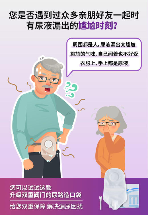 康维德舒洁两件式造口小便袋（旋塞式/折叠式）401543/401544/401545/401540/401541 商品图8