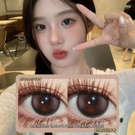 Pfgirlcon半年抛·半熟蜜桃·14.5mm(着色参考13.7mm) 0-800度(有525/575) 非离子·(建议佩戴3-4个月左右更换)