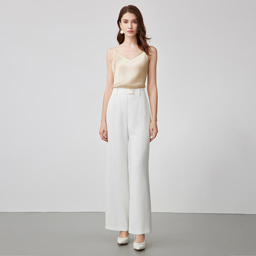 EITIE爱特爱春季新款纯色百搭显瘦吊带小背心小上衣7313012 商品图1