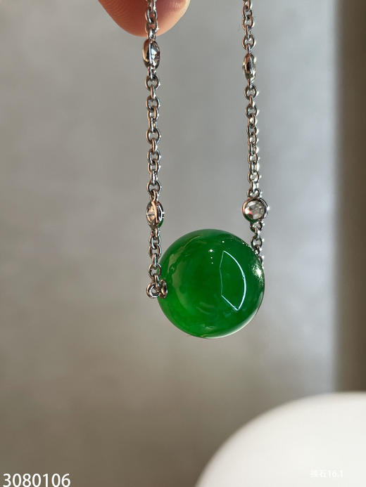 绿珠子锁骨链【3080106】具体价格微信咨询 商品图3