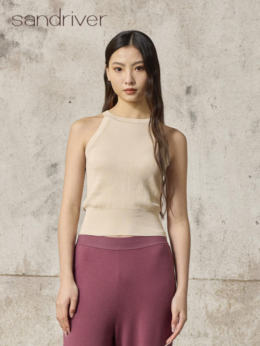 精梳棉针织打底背心SJS96W034N 商品图0