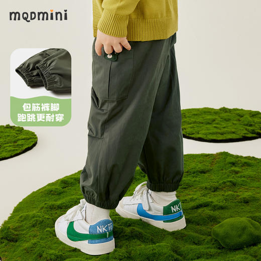 【立体玩偶】【MQDmini】【90-130】男女童春秋梭织工装长裤 商品图8