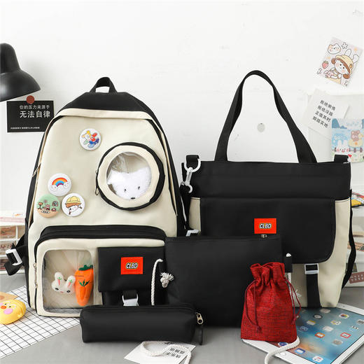 【开学季严选❗️超可爱尼马双肩包】小学生大学生包男女同款简约时尚书包旅游登山日常包包父亲节礼物新年礼盒年货礼盒 商品图1