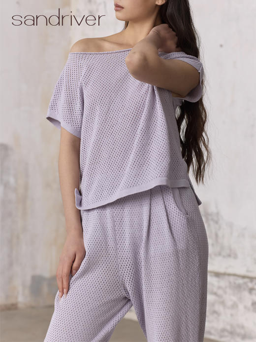 精梳棉镂空卫裤SJS96K050N 商品图1