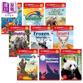 【中商原版】DK超阅小读者1级9册 英文原版分级科普读物 DK Super Readers Level 1 Pandas Monkeys Dinosaurs Weather Animal