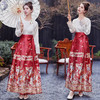新中式国风套装，高级感复古气质漂亮红色马面裙两件套HR-CPYY8001 商品缩略图2