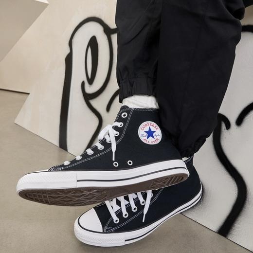 【云粉节】【8折】7楼CONVERSE匡威All Star经典款黑色高帮帆布鞋101010 吊牌价449元  现价359元 商品图0