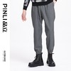PINLI品立秋装新款百搭纯色直筒休闲束脚长裤男小脚裤子潮牌B213117122 商品缩略图2