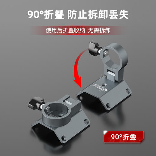 折叠免拆卸十二棱防转斜角伞架 商品图3