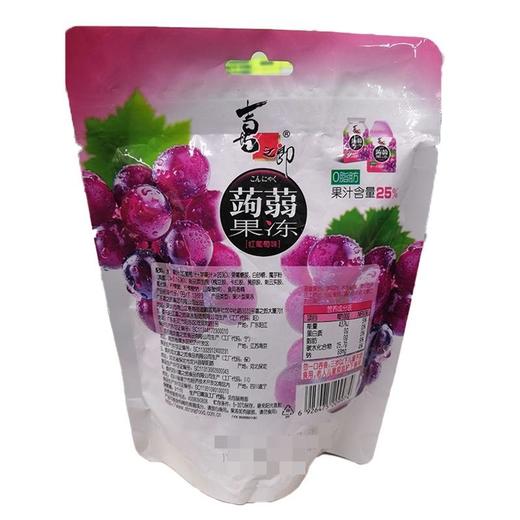 喜之郎,蒟蒻果冻(红葡萄味) 【120g(6个)】四川喜之郎 商品图1