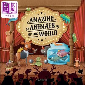【中商原版】神奇的动物世界 Amazing Animals of the World 英文原版 儿童科普绘本 动物知识百科图画书 精装进口 儿童读物