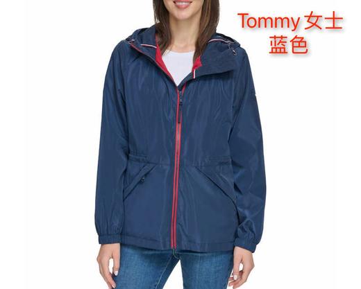 Tommy Hilfiger 汤米女士收腰冲锋衣,开春就可以穿， 防风防雨上身又美，又透气，上身很有型，绝对不显臃肿！ 美国代购，无中文标签，介意慎拍 M 商品图0