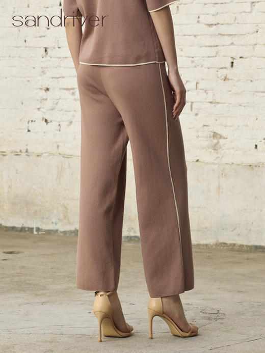 精梳棉针织宽腿裤SJS96K021N 商品图2