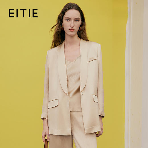 EITIE爱特爱春季新款大气纯色西装外套女7303013 商品图0