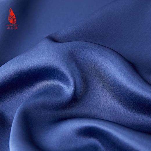 SAINTJOY/上久楷宋锦双面披肩 绽放·雪青色 孔雀兰CJ13265 商品图9