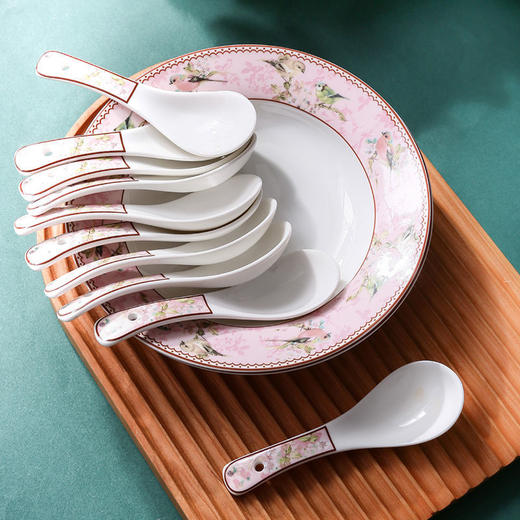 美道欧式轻奢骨瓷餐具盘子创意菜盘餐盘碟子汤碗 商品图7
