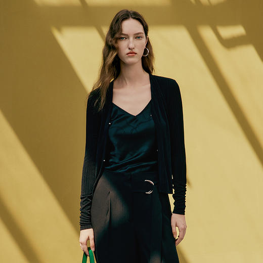 EITIE爱特爱新款修身显瘦百搭外套7403111 商品图4