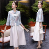 新中式旗袍女装套装裙，高级感半身裙两件套HR-MYL2329 商品缩略图1