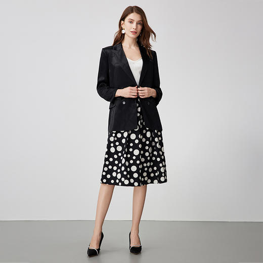 EITIE爱特爱春季新款洋气纯色西装外套女7403101 商品图7