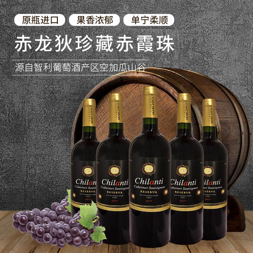 智利进口赤龙狄珍藏赤霞珠干红葡萄酒750ml 商品图0