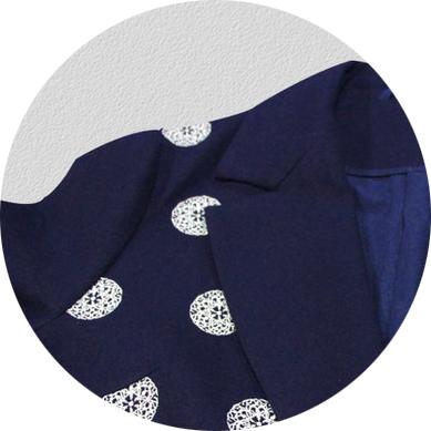 【伯妮斯茵】蓝色绣花风衣173D162 商品图3