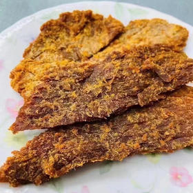 招牌沙爹牛肉干，500克一袋